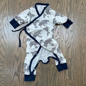 Monica and Andy baby 3-6 months kimono